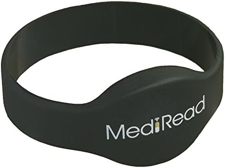 MediRead Medical Alert Bracelet, Read/Update Using Smartphone, Data Stored On Bracelet Itself, Light, Waterproof, Works Anywhere