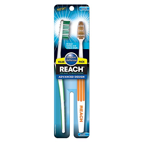 Reach Toothbrush Crystal Clean Soft 10 (Pack of 6) Beauty