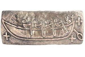 FRUZELG St. Brendan's Boat Bronze Plaque - Large