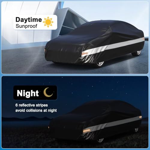 Holthly Exterior Car Cover for Porsche 911/993/992/991/997/996/993/964/930 (1966-2025), Car Cover 10 Layers of Protection, 100% Waterproof, Anti-Dust, Windproof, Rainproof.