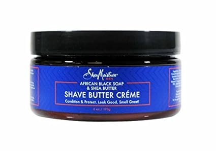 Shea Moisture Shave African Black Soap Shave Butter Creme 6oz