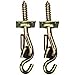National Hardware N264-069 V2038 Swing Hook Kits in Yellow Chromate, White, 2 count(Pack of 1)