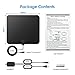 TV Antenna Indoor TV Antenna, TICTID Digital HDTV Antenna Up to 120 Miles Range, 4K 1080P Free Local Channels TV Antenna with Amplifier Signal Booster and 4.4M Coaxial Cable