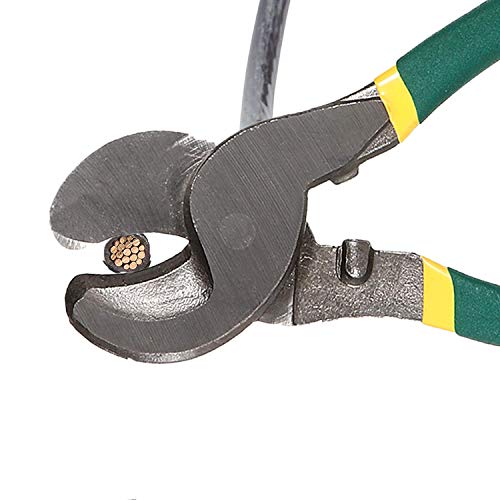 FBve Cable Cutter High Leverage Curve Jaw, 10 inch Heavy Duty Wire