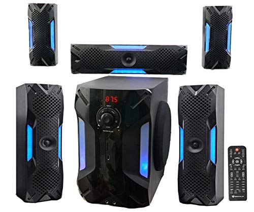 Rockville HTS56 1000w 5.1 Channel Home Theater System/Bluetooth/USB+8″ Subwoofer (Renewed)