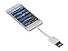 KimKey 2 IN 1 Micro USB and Lightning Connector Camera SD Card Reader for iPhone iPad and Android Phone Tablet