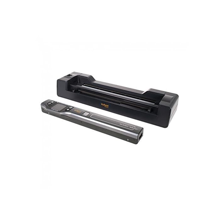 Vupoint Solutions Magic Wand Portable Scanner with Color LCD Display