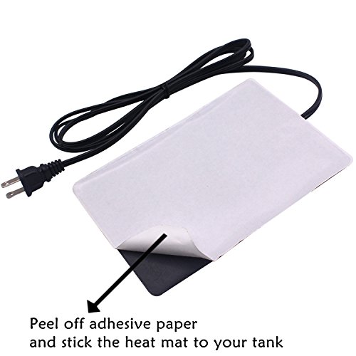Under Tank Heater Small Fish Tank Heating Pad Selfstick Low Wattage