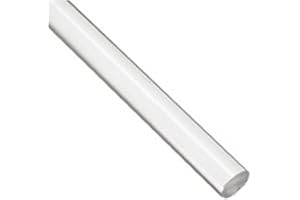 ZEEKIO Acrylic Lucite Rod Dowel - 5/8"(16mm) x 11.8125" (300mm) - One Rod (Clear)