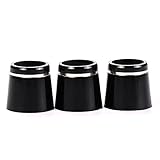 Volf Golf Single Silver Ring Black Ferrule For Irons 20pcs/Pack (0.370/0.540/15)