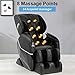 Shiatsu Massage Chairs Full Body and Recliner Zero Gravity Massage Chair Electric Affordable with Armrest Linkage System Built-in Heat Therapy Foot Roller Air Massage System Stretch Vibrating,Beige