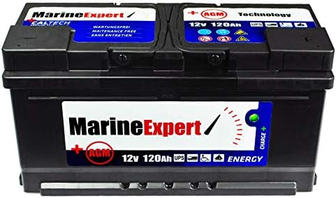 Boat Battery 120 Ah AGM Boat Supply Battery Starter Battery 12 V