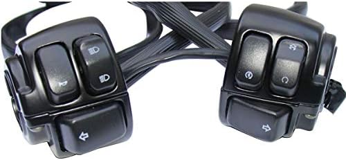 MOTORTOGO Handlebar Switch Control Kit for 2013 Harley-Davidson Iron 883 XL883N