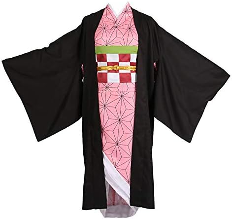 CLLMKL Demon Slayer: Kimetsu no Yaiba Cosplay Kamado Nezuko Uniform