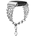 somoder Bling Bands Compatible with Fitbit Charge 4 / Fitbit Charge 3, Vintage Chain Jewelry Cuff Bracelet with Rhinestone Replacement for Women Ladies Girls [S Hollow Version]