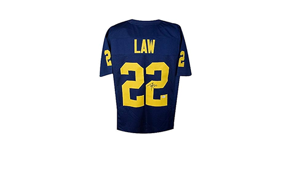 ty law michigan jersey