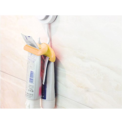 Toothpaste Clip,Bagvhandbagro Multi-functional Tube Squeezer Cleanser Toothpaste(2 PCS) [Random Color] - Thumbnail 4