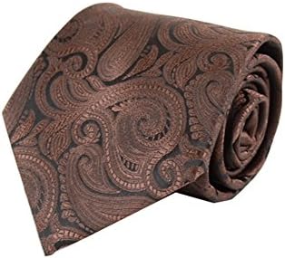 Men's Paisley Microfiber Woven Wedding Neckties