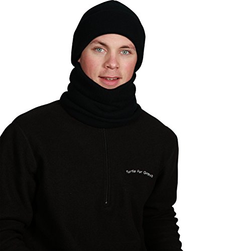Turtle Fur Heavyweight Fleece Neck Warmer - Black