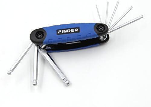 Edward Tools Folding Hex Key Set Sae 9 Piece Folding Allen Wrench Set High Torque Steel With Black Finish 5 64 3 32 7 64 1 8 9 64 5 32 3 16 7 32 And 1 4 Amazon Com
