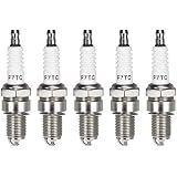 uxcell F7TC Spark Plug for GX120 for GX160 for GX200 for GX240 Generator Lawnmower Tractor Water Pump, 5pcs