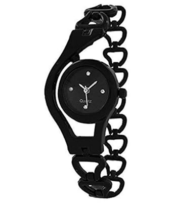 Jay Viru Enterprise Analogue Black Dial Women's Watch
