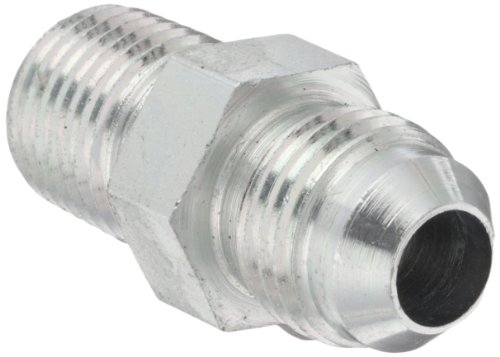 Eaton Aeroquip 2021-6-6S Male Connector, Male 37 Degree JIC, Male Pipe Thread, JIC 37 Degree & NPT End Types, Carbon Steel, 3/8 JIC(m) x 3/8 NPT(m) End Size, 3/8" Tube OD