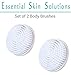 Body Brush Replacement Head - Fits Perfect Skin Brushing by Essential Skin Solutions - Set of 2 Body Brushes