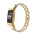 For Fitbit Charge 2 Bands/Fitbit Charge 2 HR, Wearlizer Metal Replacement Bands/Assesories/Strap/Accessories for Fitbit Charge 2 Heart Rate Fitness Wristbands Black Large/Small/Silver/Gold/Rose Gold …