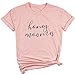 Honeymoonin Funny Honeymoon T Shirt Women Bride Vacation Tee Short Sleeve Tops Size L (Pink)