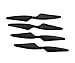 Zonyee 4pcs 2A+2B Propeller Blades with 4pcs Prop Guards for Hubsan H501S H501C X4 Quadcopter Drone, Black