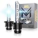 Mega Racer D2C D2R D2S HID Bulbs HID Headlights Xenon Light Bulbs Replacement Headlight Bulb Hid Lights Head Lamp Head Light 10000K Deep Blue 66040 66240 85122