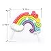 Vanvene Reusable Colorful Rainbow Unicorn Cake Topper Set for Unicorn Party Supplies,Rainbow Unicorn Cake Decorations for Girls,Birthday party, Wedding & Baby Shower