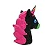 New 2600mah Blakc Unicorn Emoji Cartoon Cute Funny PVC External Battery Portable Charger 2600mah Power Bank for iPhone 7 Plus 6 6S Plus 5S 5C 4S Samsung Galaxy S7 S6 Edge S5 (Black Unicorn)