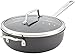 Anolon 81058 Authority Hard-Anodized Nonstick Covered Chef's Pan with Helper Handle, 4 quart, Gray