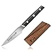 Cangshan TC Series 1020946 Swedish Sandvik 14C28N Steel Forged 3.5-Inch Paring Knife and Wood Sheath Set