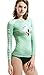 Rash Guard Women, DIVE & SAIL UPF 50+ UV Sunblock Swim Shirts Fast Dry Long Sleeve Surf Rashguard Tee