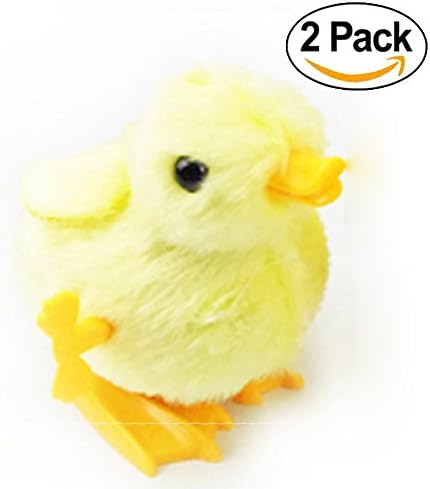 Clockwork Duck (2 Pack) Wind-up Jumping Duck Assortment Jumping Animals Chain Toy for Infant,Clockwork Toys, Children's Puzzle Toys, Emotional Interactive Toys,Strong Activity