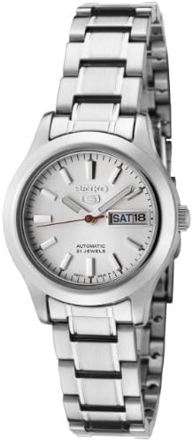 日本逆輸入 海外モデル SEIKO セイコー SEIKO 5 セイコー5 デイデイトカレンダー搭載 自動巻 手巻 腕時計 レディースウォッチ ホワイト文字盤 SYMD87K1 [逆輸入品]