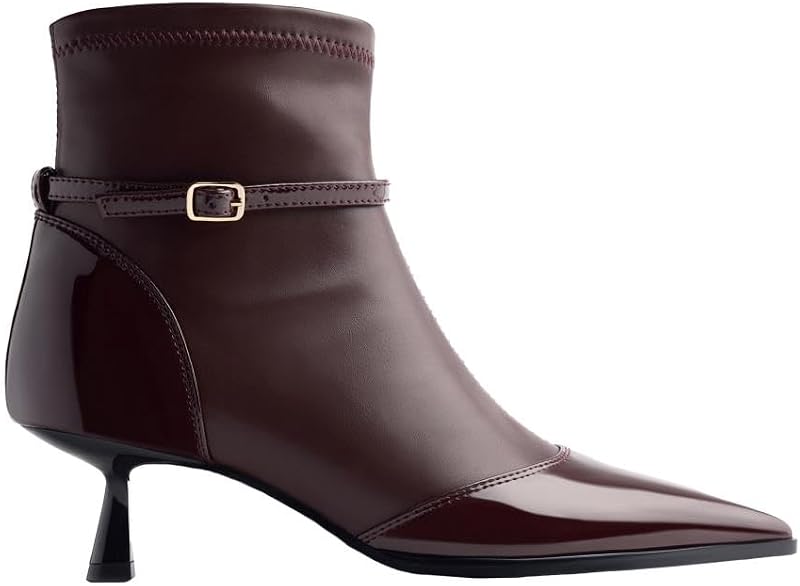 Femme Caspian Botte Oxford, Bordeaux, 36 EU