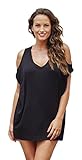 swimsuitsforall Women's Slit Shoulder Dress