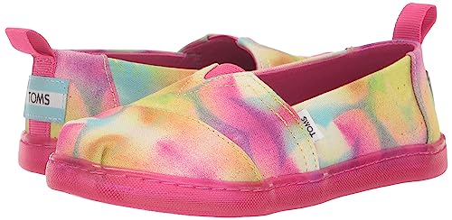 TOMS Girls Alpargata Loafer Flat, Mango Botanical