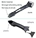 VERNUOS Caulking Tool Kit, Caulking Tools Silicone Sealant Finishing Tool Grout Scraper Caulk Remover Caulk Nozzle Caulk Caps with 4 Metal Ball Tile Caulk Finishing