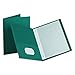 Oxford Two-Pocket Portfolios w/3-Tang Fasteners, Teal, Letter Size, 25 per Box, (57755EE)