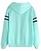 Womens Friends Hoodies,Crop Top Sweatshirt Athletic Hooded Pullover L Green