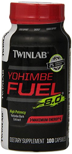 Twinlab Twl Yohimbe Fuel Diet Supplement Capsules, 100 Count