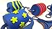 Kids Foam Paint Rollers, by Playscene Inc (6.5 Inch, Multi Pattern)