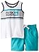 Quiksilver Baby Boys' Tank Top with Shorts, White, 12 Months