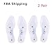 Acupressure Magnetic Massage Foot Therapy Reflexology Pain Relief Shoe Insoles 2 Pairs Washable One Size Fits All Men and Women