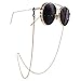 Eyeglass Chain - Kalevel Stainless Steel Sunglass Strap Eyeglass Strap Holder (Silver)